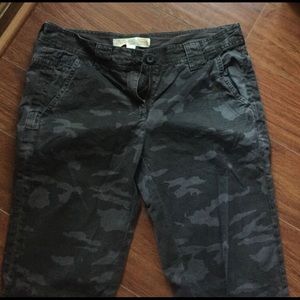 JCrew camo cargo city fit chino pants